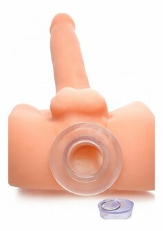 Ass Bung - Doorzichtige Holle Anale Dilatator met Plug - Extra Groot