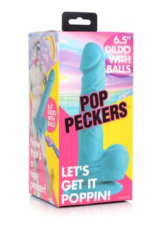 POP - Dildo with Balls - 6.5&quot; / 16.5 cm