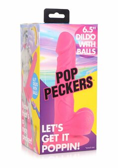 POP - Dildo met Ballen - 16,5 cm