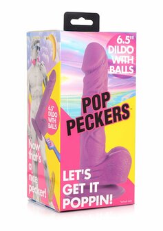 POP - Dildo with Balls - 6.5&quot; / 16.5 cm
