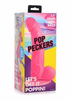 POP - Dildo met Ballen - 19 cm