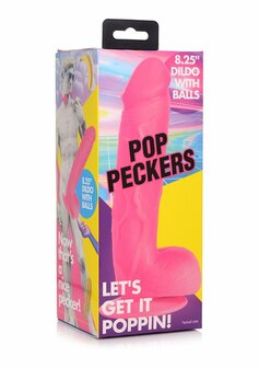 POP - Dildo met Ballen - 21 cm
