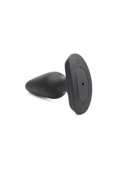Laser Hart - Butt Plug met Afstandsbediening - Medium