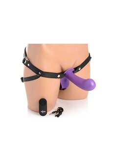 Double Diva - Dubbele Dildo met Harnas en Afstandsbediening