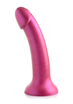 G-Tastic - Metalen Siliconen Dildo - 17,8 cm