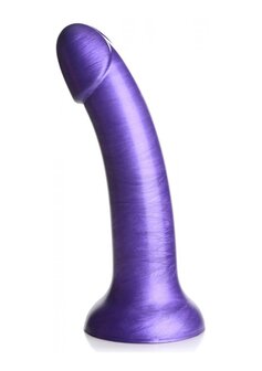 G-Tastic - Metalen Siliconen Dildo - 17,8 cm