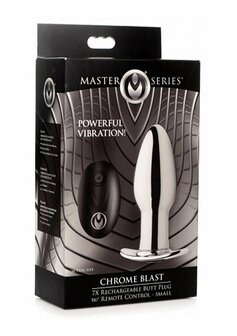 Chrome Blast - Oplaadbare Butt Plug - Klein