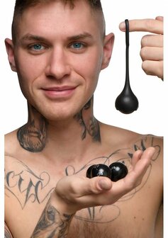 Cock Dangler - Siliconen Penisband met Gewichten