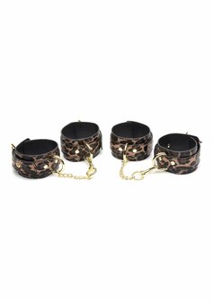 Bondageset met Luipaardprint