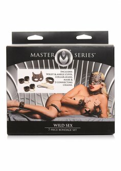 Bondageset met Luipaardprint