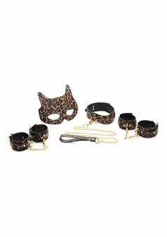 Bondageset met Luipaardprint