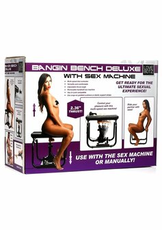 Deluxe Bangin&#039; Bench with Sex Machine - Black