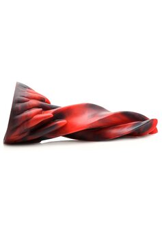 Hell Kiss Twisted Tongues Silicone Dildo - Red