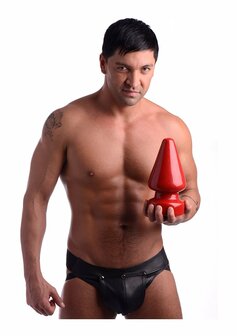 Anal Destructor Plug - Large - Red