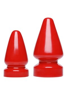 Anal Destructor Plug - Large - Red