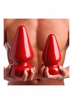Anal Destructor Plug - Large - Red
