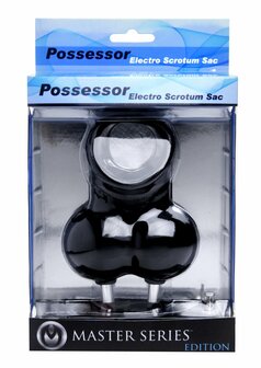 Possessor - Electro Scrotum Sac Cockring met Ballen