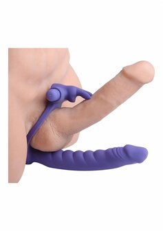 Double Delight - Vibrerende Rabbit C-ring