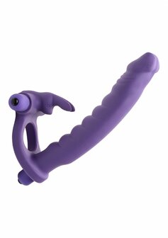 Double Delight - Vibrerende Rabbit C-ring