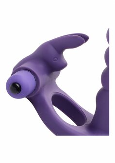 Double Delight - Vibrerende Rabbit C-ring