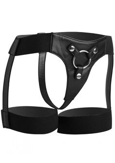 Bardot - Elastische Strap-On Harnas met Dijriemen