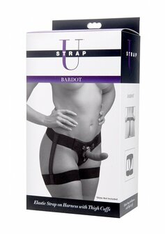 Bardot - Elastische Strap-On Harnas met Dijriemen