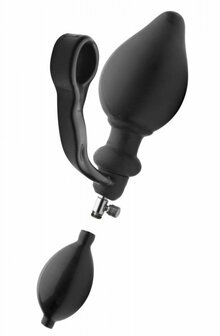 Expander - Opblaasbare Plug met Cockring