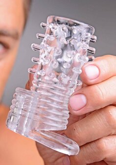 Vibrating Textured Erection Sleeve