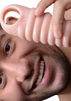 Really Spacious Ribbed Penis Enlargement Sleeve