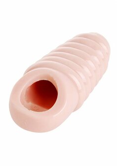 Really Spacious Ribbed Penis Enlargement Sleeve
