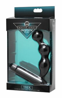Trek - Gebogen Siliconen Prostaat Vibrator