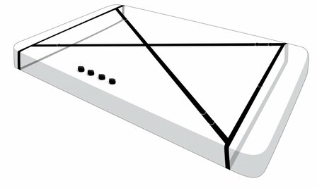 Interlace - Boven- en Onder Bedbindingset