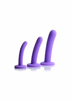 Tri-Play - 3-Piece Silicone Dildo Set