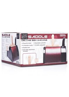 Saddle Deluxe - Rijdbare Sex Machine met Dubbele Hulpstukken