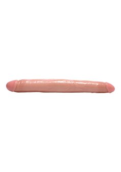 Realistic Double Dildo - 17.5 inch - Flesh