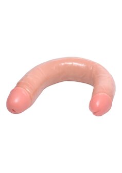 Realistic Double Dildo - 17.5 inch - Flesh