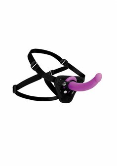 Navigator - Silicone G-Spot Dildo with Harness