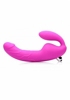 Royal Rider - Vibrerende Siliconen Strapless Strap-On