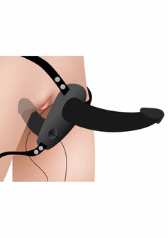 Supreme Pleasure - Vibrerende Dubbele Dildo met Harnas