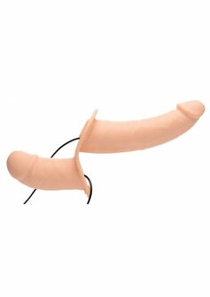Supreme Pleasure - Vibrerende Dubbele Dildo met Harnas