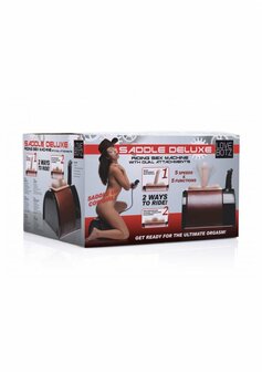 Saddle Deluxe - Rijdbare Sex Machine met Dubbele Hulpstukken