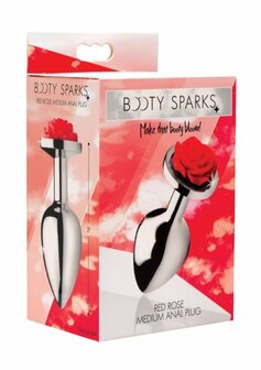 Red Rose - Butt Plug - Medium