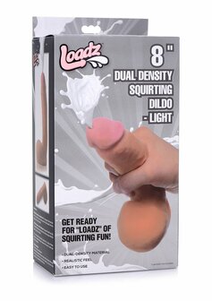 Dual Density Squirting Dildo - 8&quot; / 20,5 cm
