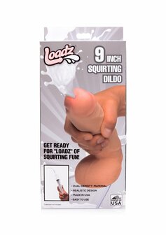 Realistische Dual Density Spuitende Dildo - 18 cm
