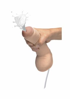 Realistic Dual Density Squirting Dildo - 10&quot; / 25,5 cm
