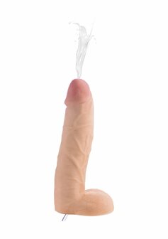 Realistic Dual Density Squirting Dildo - 10&quot; / 25,5 cm