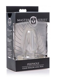 PeepHole - Doorzichtige Holle Anaal Plug - Klein