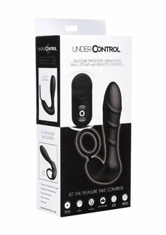 Siliconen Prostaat Vibrator en Strap met Afstandsbediening