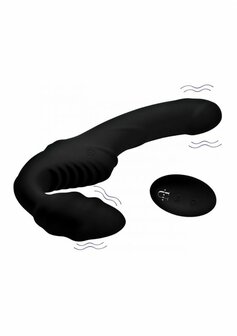 Pro Rider - Vibrerende Siliconen Strapless Strap-On met Afstandsbediening