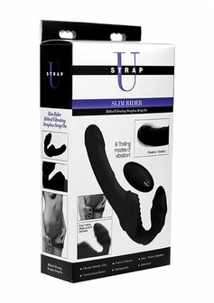 Pro Rider - Vibrerende Siliconen Strapless Strap-On met Afstandsbediening